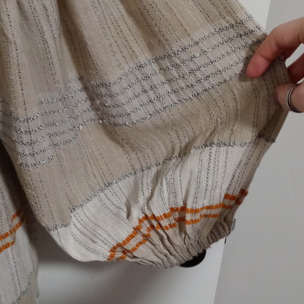 🆕️ 🧡Free People🧡 - Cozy Striped Mini Dress - Picture 12 of 16